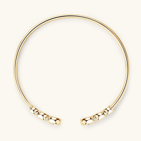 1.80 CT Stylish Moissanite Open Bracelet (Gold)